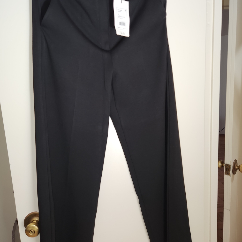 Theory Black Wide Leg Women's Pants